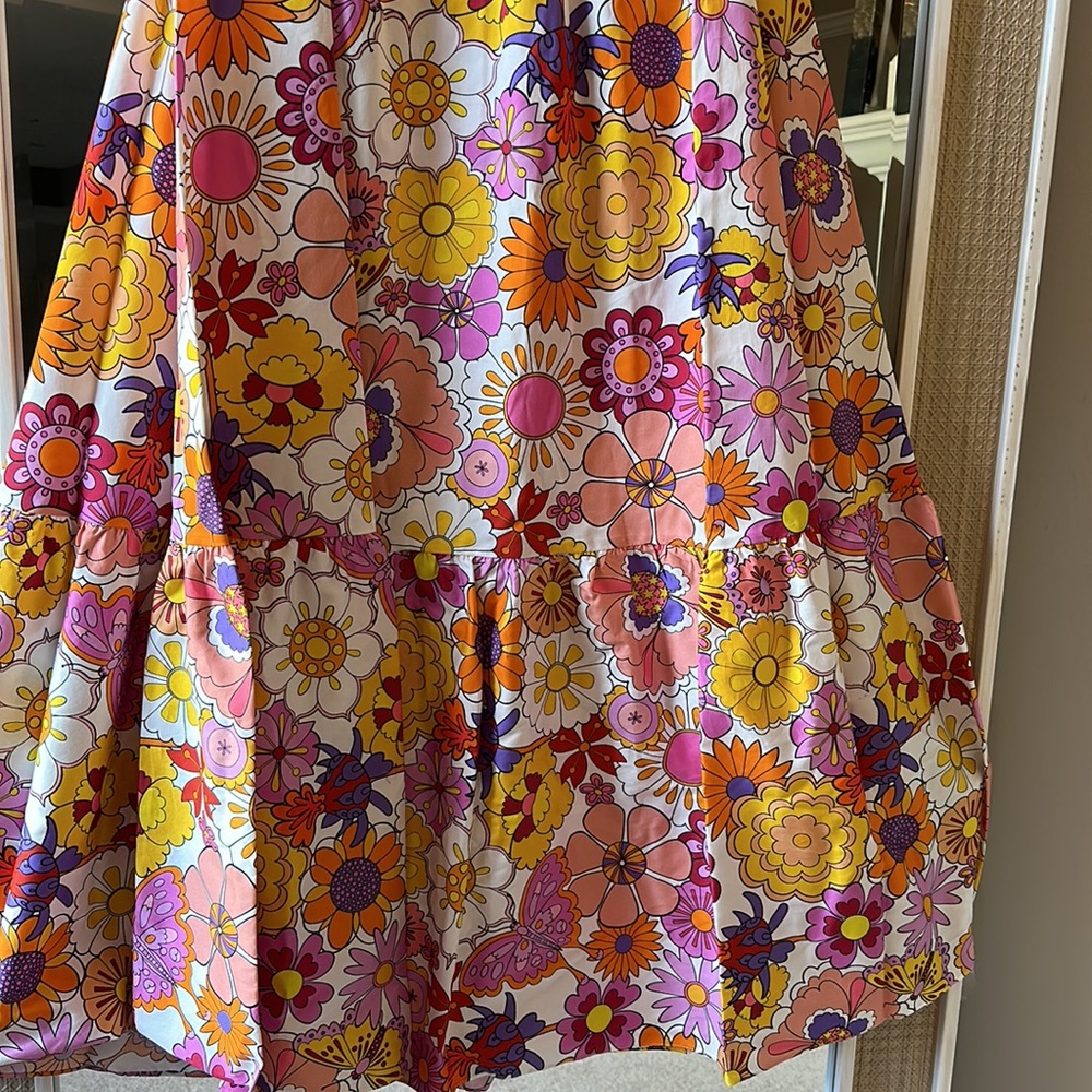 BORGO DE NOR Good Vibes Pink Biba Cotton Dress - Picture 14 of 16